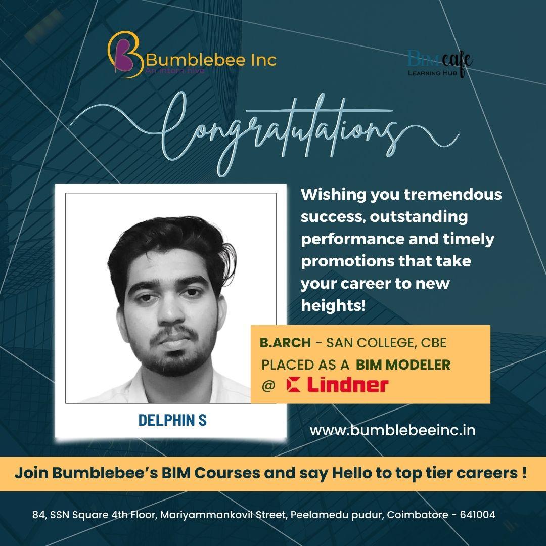 Delphin S placed at Lindner, B. ARCH SAN COLLEGE , CBE - BIM Modeler